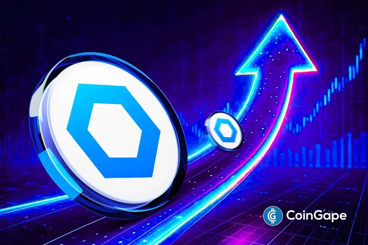 Chainlink price forms a bullish cup pattern while retesting the $30 resistance zone after on-chain activity spikes.