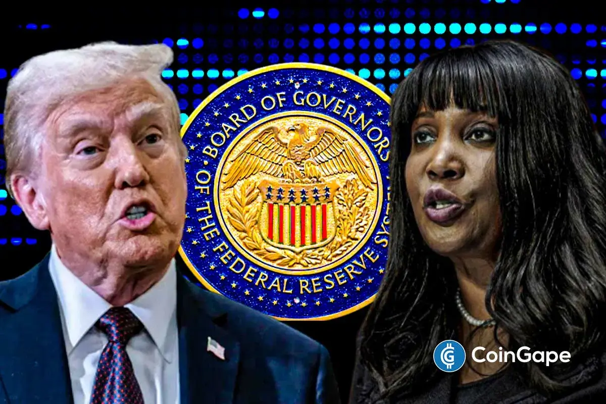 An image of Donald Trump and Lisa Cook