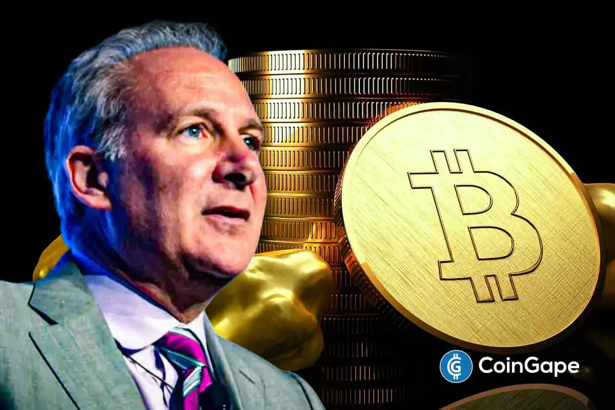 an image describing Peter Schiff after his latest Bitcoin vs Ethereum comments