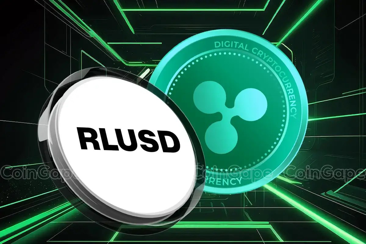 Ripple’s RLUSD stablecoin visualized alongside Ripple logo, highlighting its DeFi and RWA adoption.