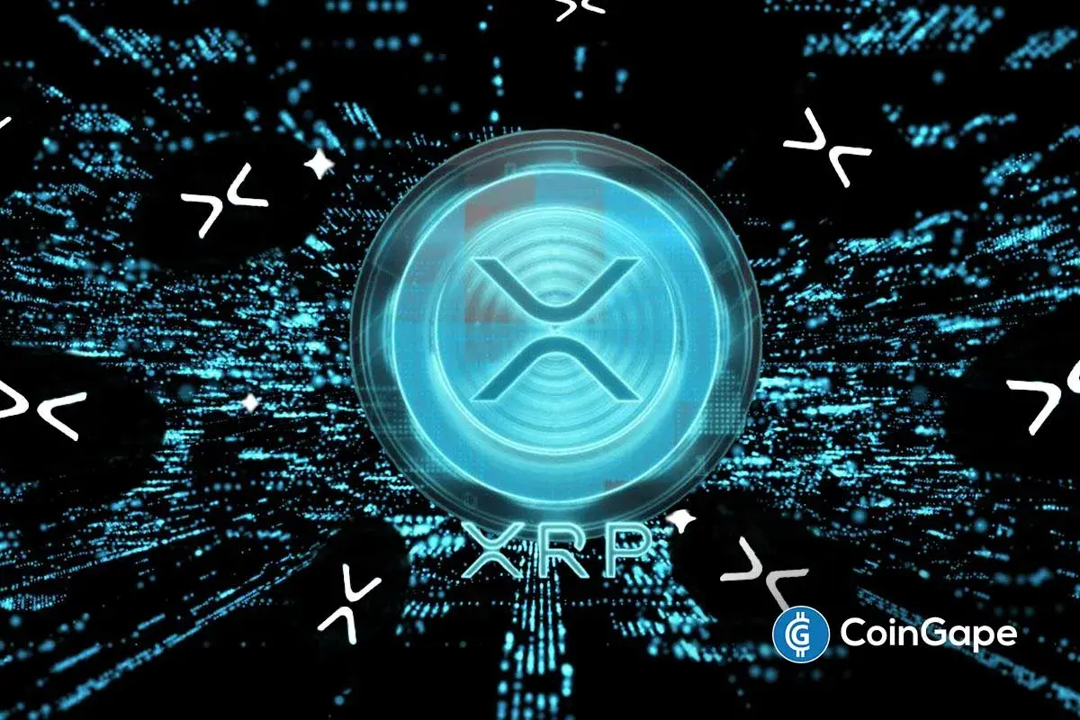 an XRP coin digital graphic representing Gumi’s new XRP treasury strategy