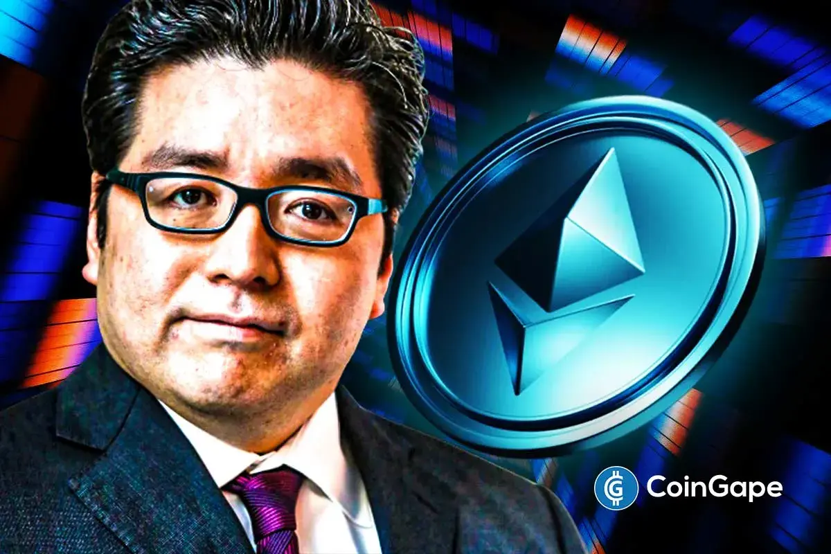 an image describing Tom Lee after BitMine's latest ETH purchase