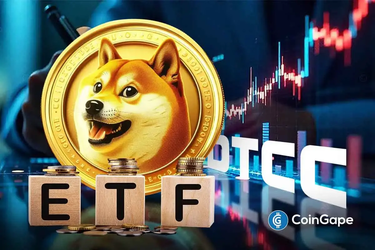 DTCC lists 21Shares’ DOGE ETF; while SEC approval is pending, experts say Dogecoin may be primed for a price surge.