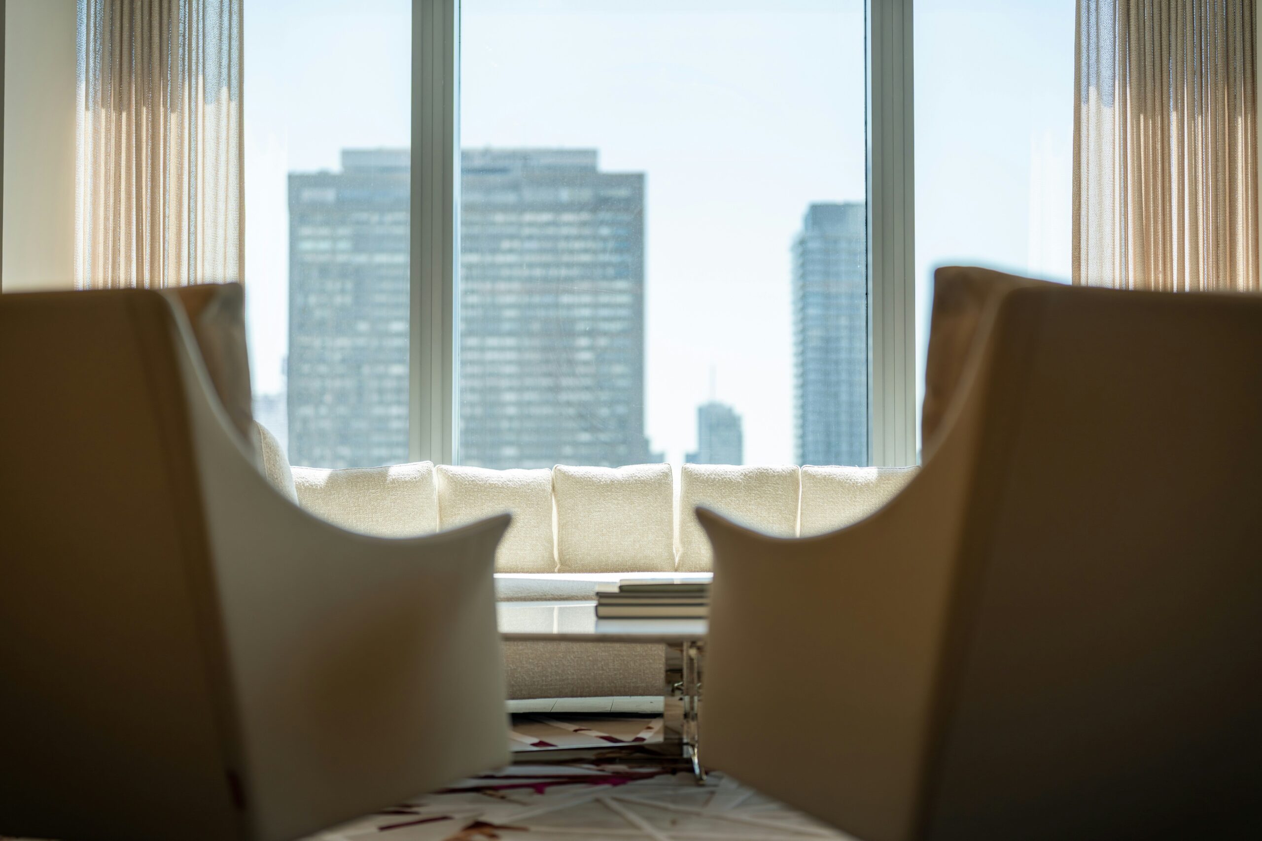 Empty office with chairs