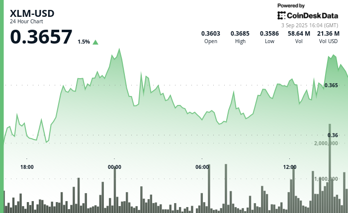 XLM/USD (TradingView)