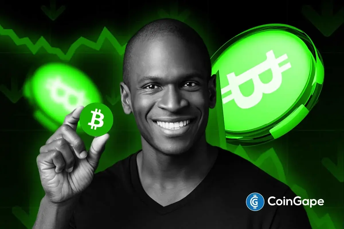 An image of Arthur Hayes and Bitcoin's logo to represent the Bitcoin bull cycle