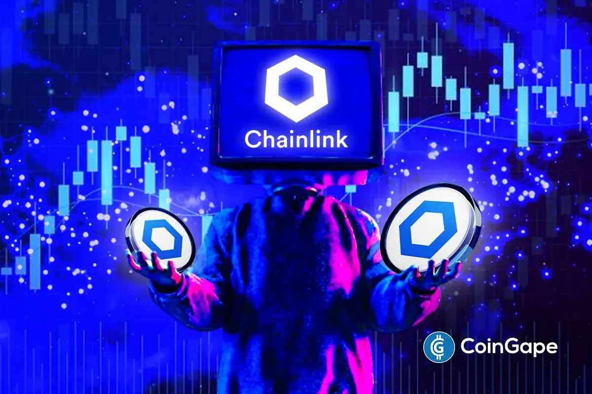 Chainlink price chart showing projected climb toward $55 as reserves add 43,937 LINK