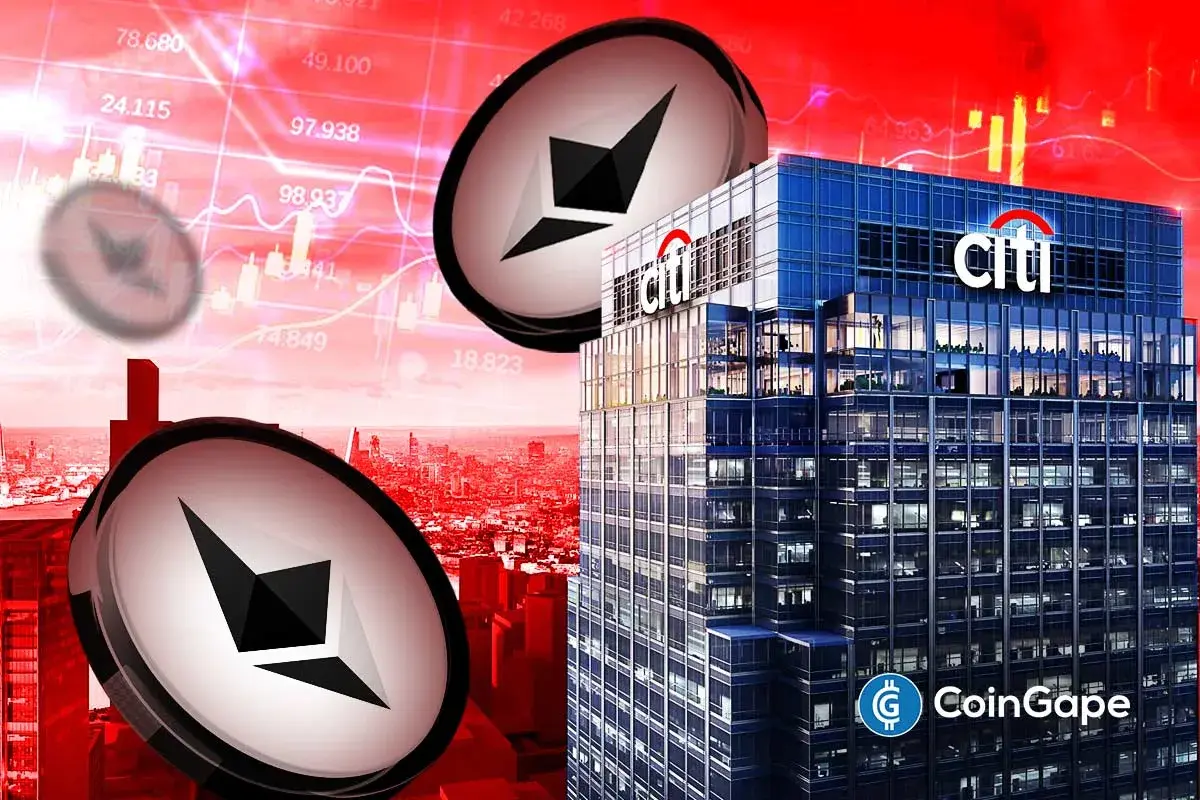 Citigroup Predicts ETH Price Could Crash to $2,200 by Year-End