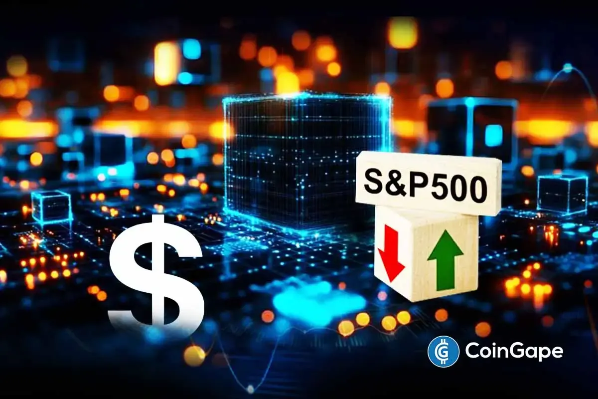 crypto market corrects despite S&P 500 rising