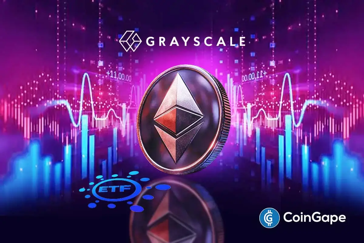 Ethereum price chart showing bullish setup as Grayscale launches Covered Call ETF