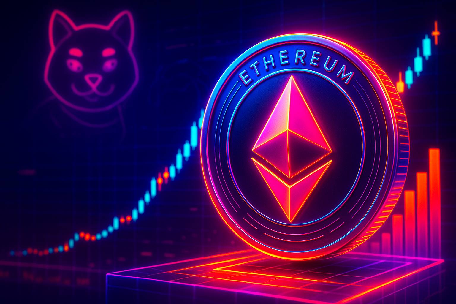 Ethereum steht wieder kurz vor einem Allzeithoch. Was das mit Maxi Doge zu tun hat.