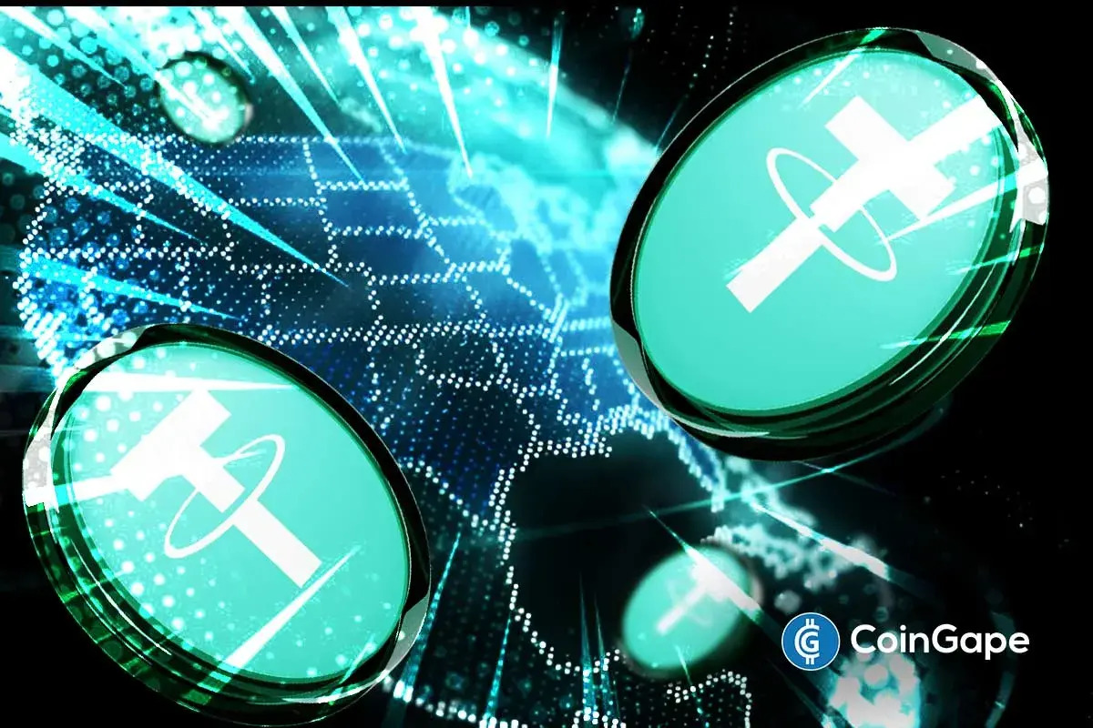 An image of Tether's logo to represent the USAT stablecoin