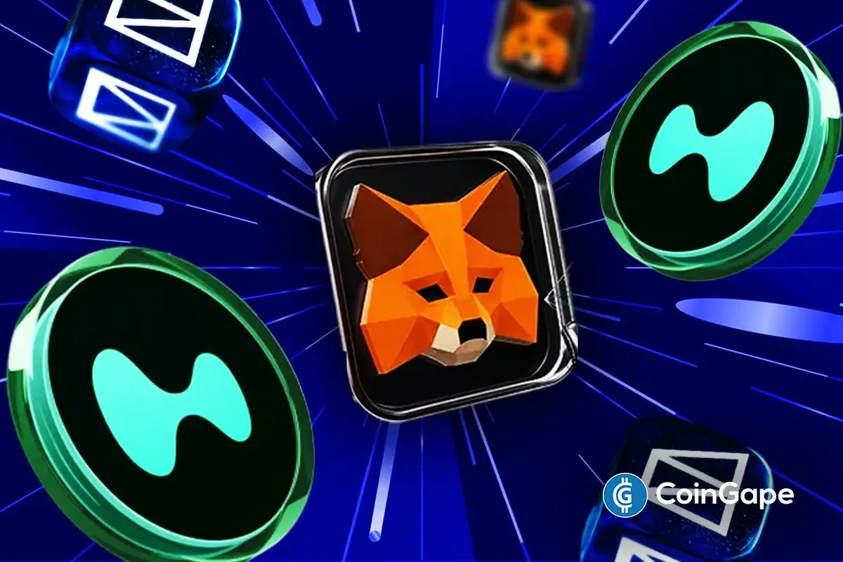 An image of Metamask, Hyperliquid, and Polymarket's logo