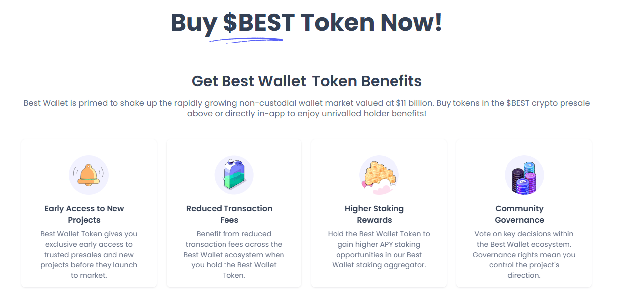 Best Wallet token benefits.