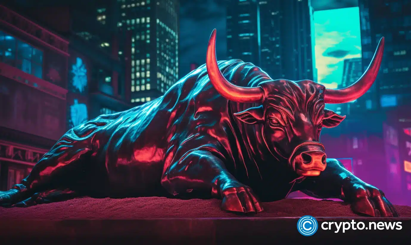 An Image Of A Bull Showing US Stocks Rally