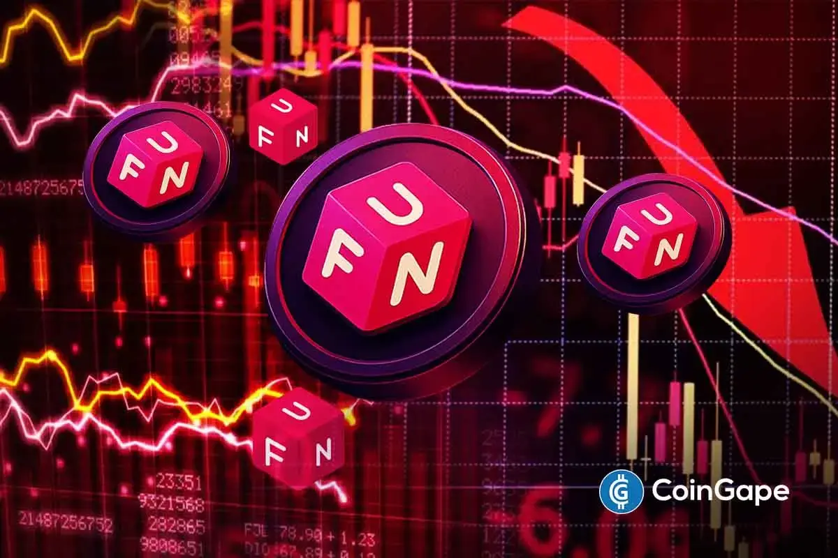 FUNToken Price Crashes 12% Amid Market Fear