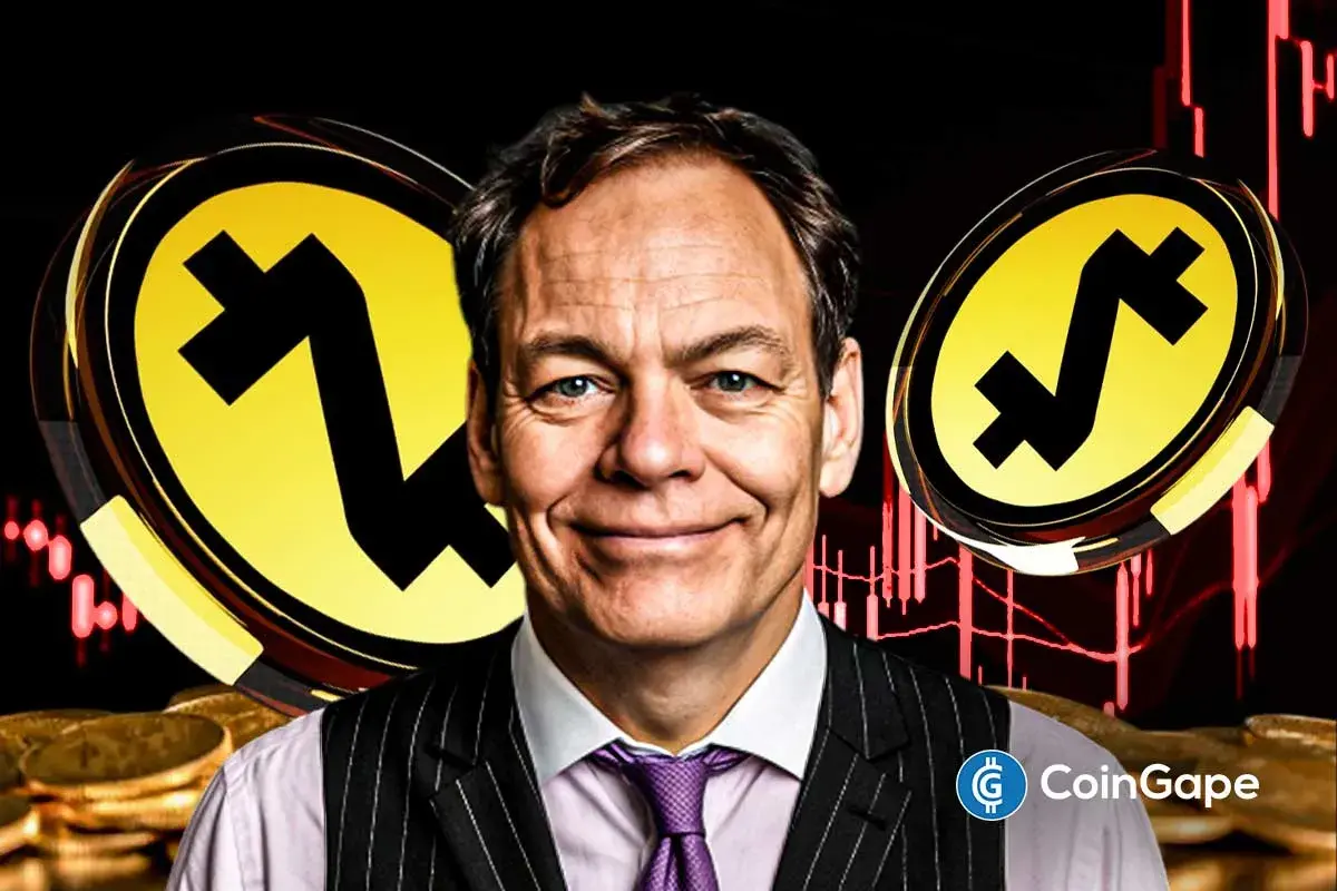 An image of Max Keiser and the ZEC logo
