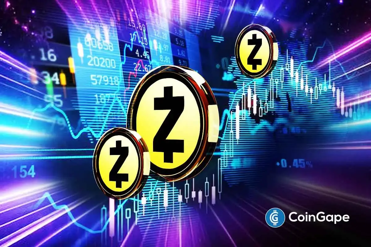 Zcash coin rising as November 2025 halving hype intensifies following a 24% price surge.