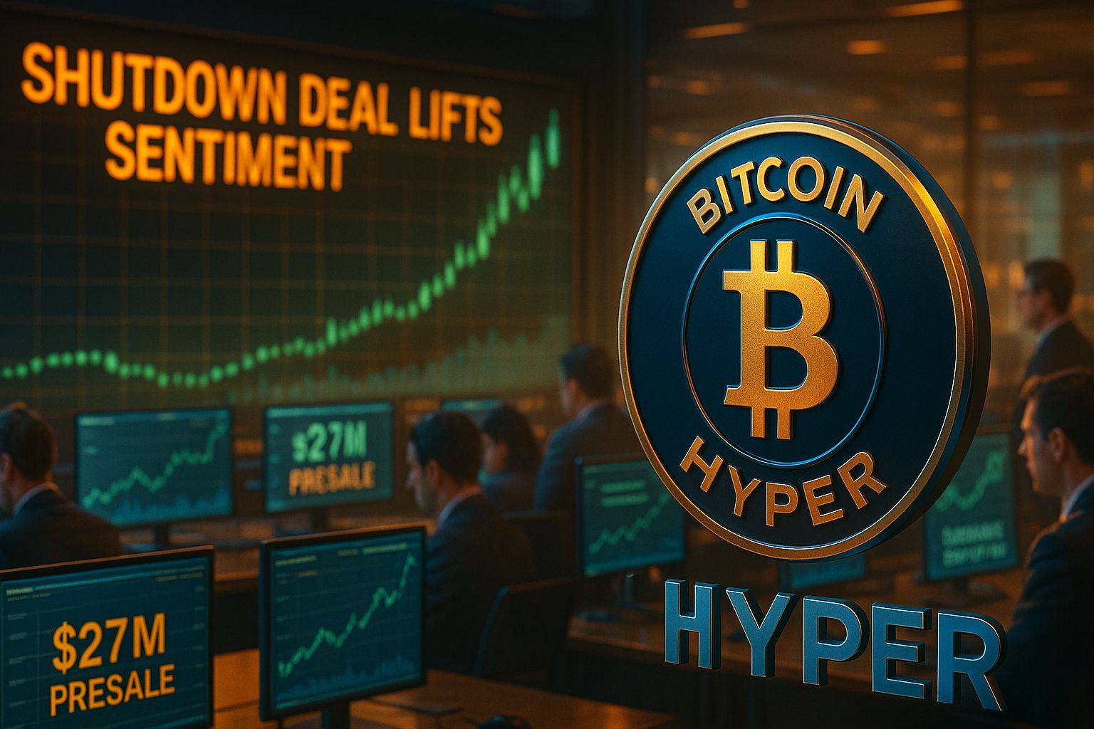 Best Crypto Presale? $HYPER Nears $27M as Shutdown Deal Lifts Sentiment.