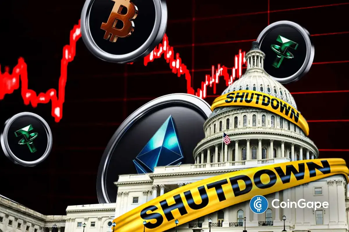 Crypto Market Dips as U.S. Shutdown Hits Record 36 Days?