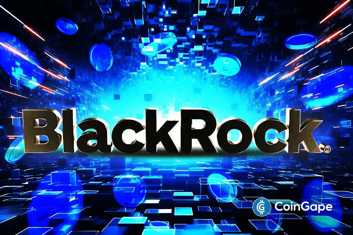 an image of BlackRock's logo to represent the crypto news