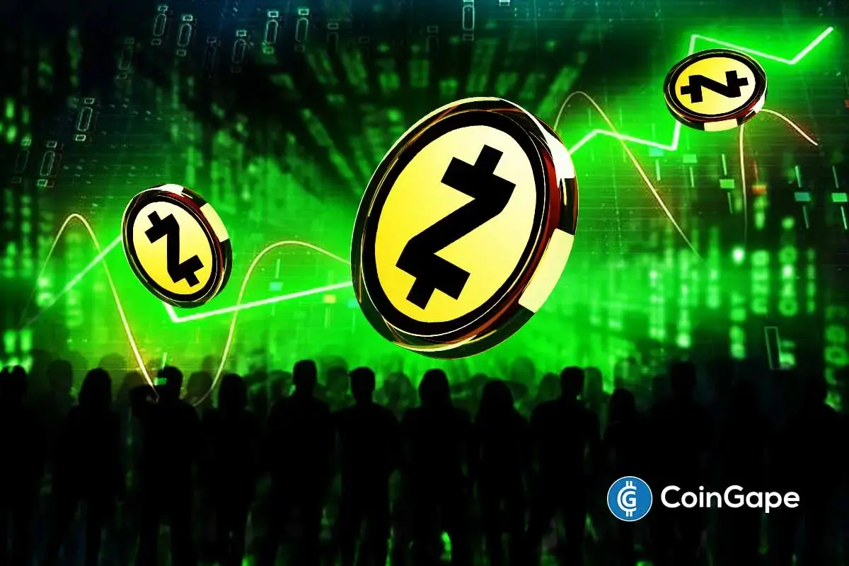 ZCash responds to a strong 10% surge as traders assess whether the Bitget listing supports a continued rally.
