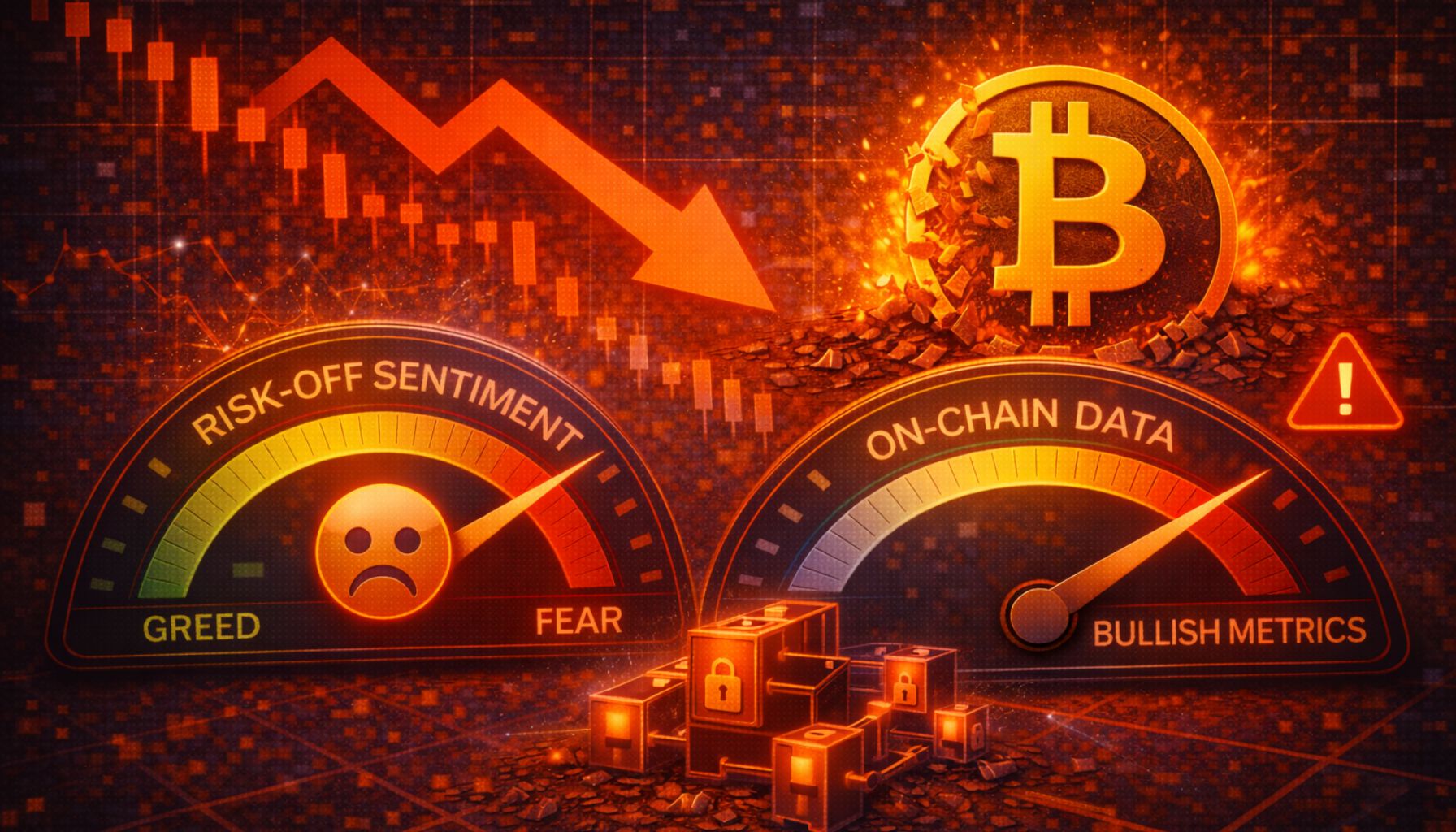 Bitcoin Enters Risk-Off Regime: Sentiment and On-Chain Data Align