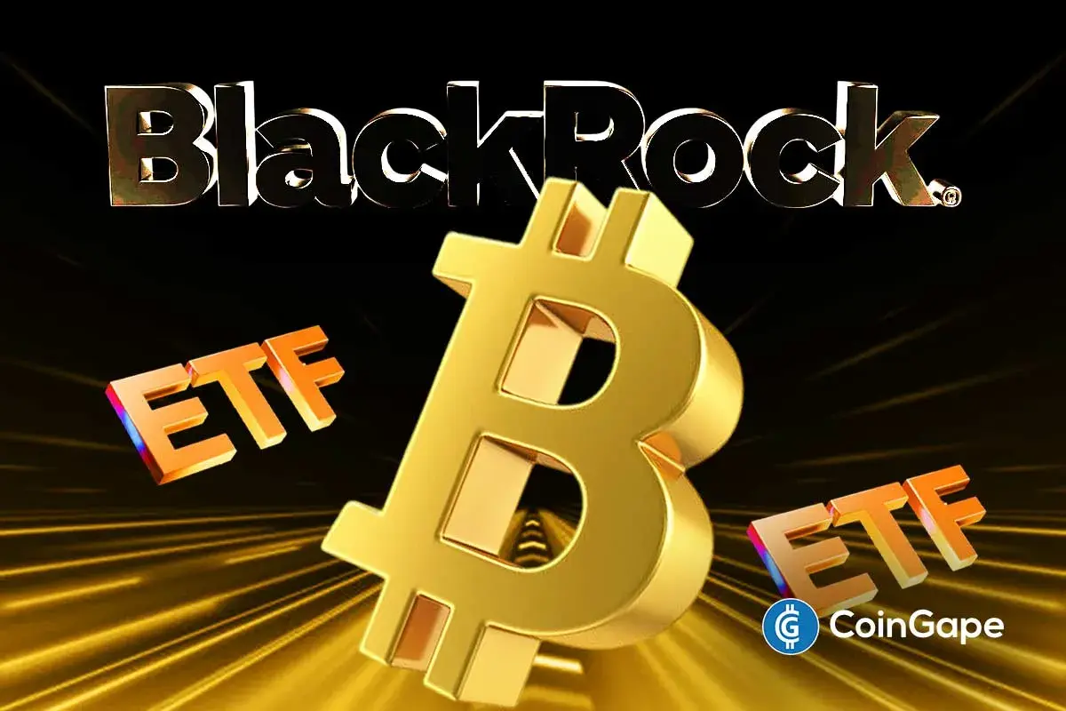 BlackRock Bitcoin ETF image highlights institutional capital flowing into BTC despite market volatility