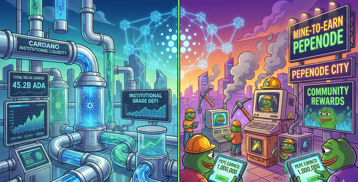 Cardano’s $30M Play: Fueling PEPENODE’s Mine-to-Earn Revolution