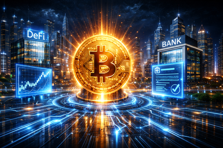Bitcoin assume protagonismo no crédito cripto e impulsiona nova onda de DeFi institucional