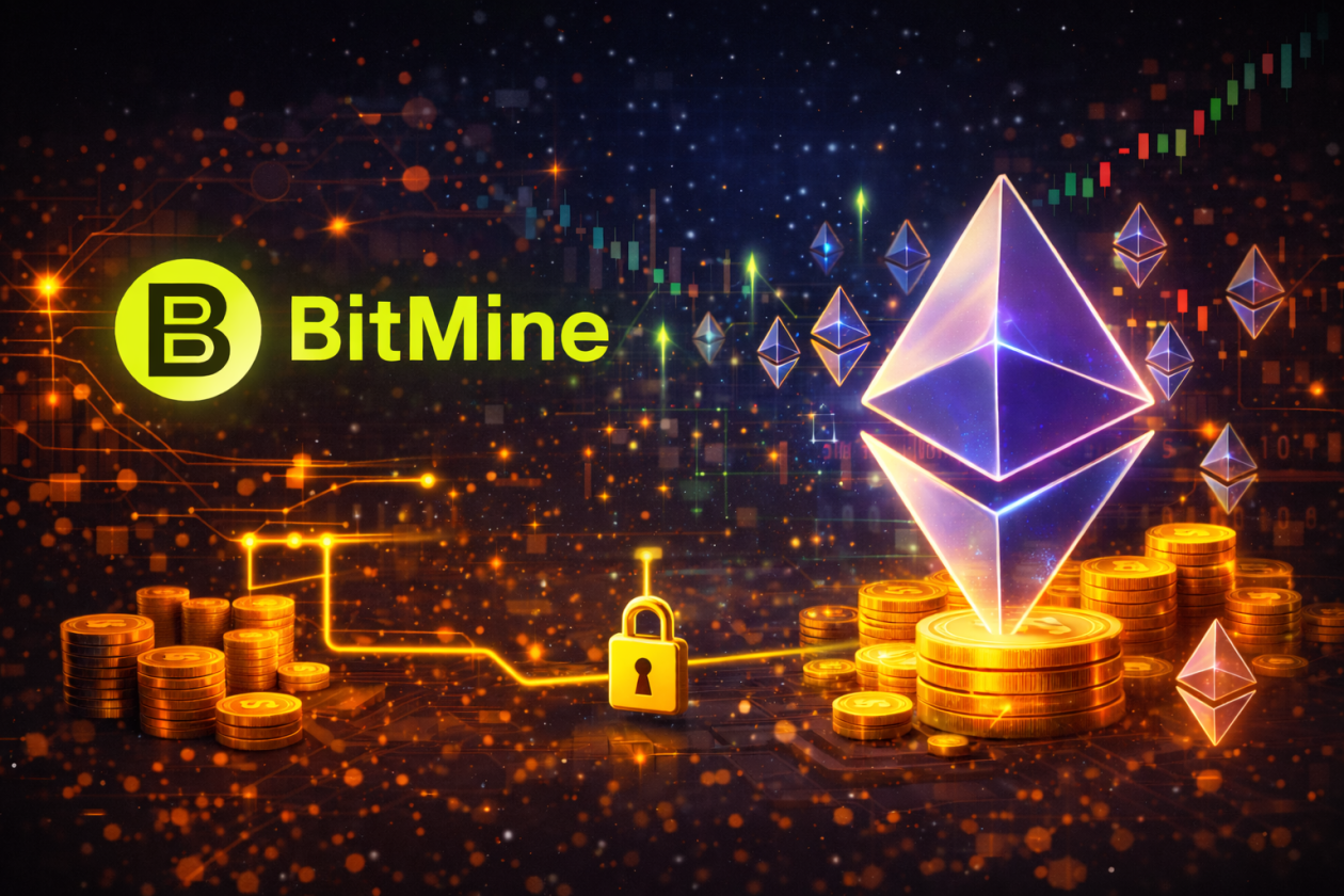 BitMine amplia staking em Ethereum