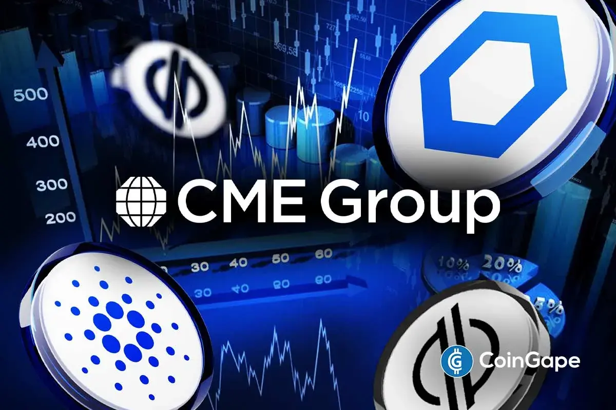 CME Group launches Cardano, Chainlink, and Stellar futures as institutional demand for regulated crypto derivatives grows.