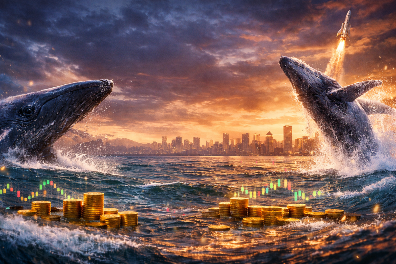 Altcoins que as baleias estão acompanhando