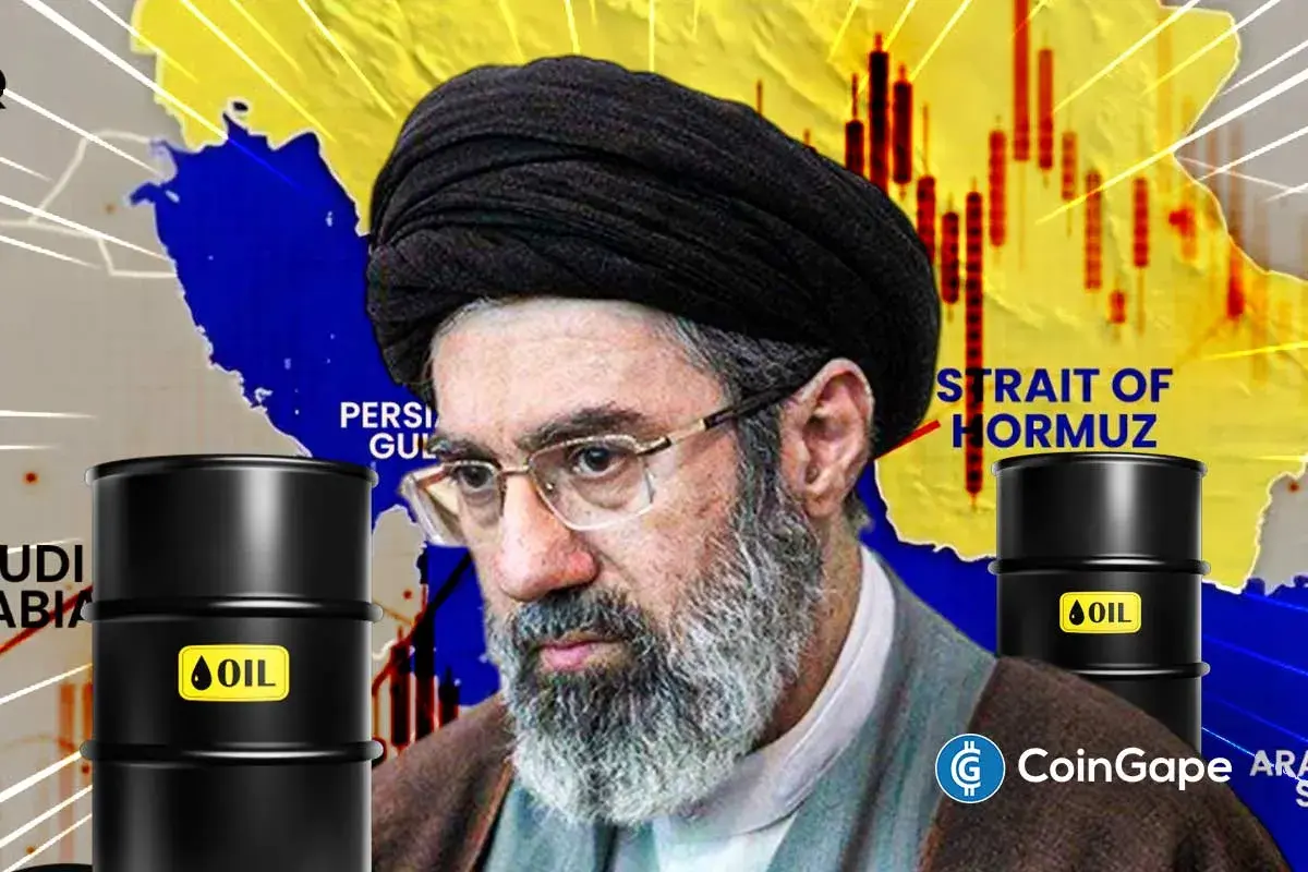 an image of the new Iran Supreme Leader and the rising oil prices